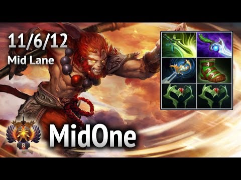 MidOne — Monkey King vs Matumbaman — Lone Druid (Mid Lane). Full game