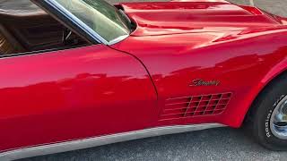 1972 Chevrolet Corvette Coupe Idling