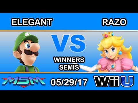 MSM 99 - BSD | Elegant (Luigi) Vs. tHB | Razo (Peach) Winners Semis - Smash Wii U