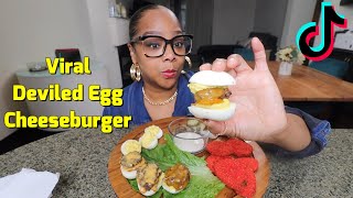 I Feel Some Kind Of Way +TRYING TIKTOK VIRAL DEVILED EGG CHEESEBURGER FOR THE FIRST TIME