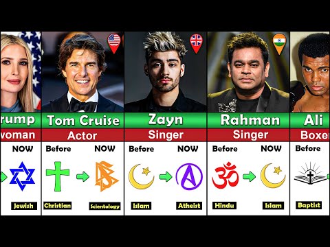 Famous People Who Changed Their Religion - Islam, Christian, Hindu, Buddhist