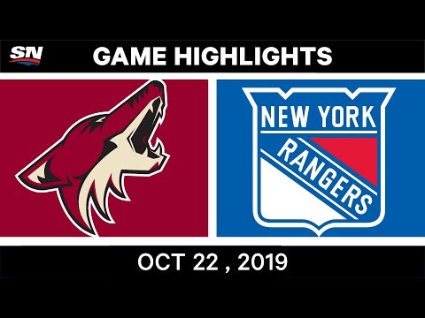 NHL Highlights | Coyotes vs Rangers – Oct 22, 2019