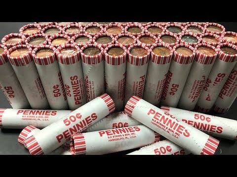 LARGE COLORADO HARVEST - Penny Coin Roll Hunting a $25 Box