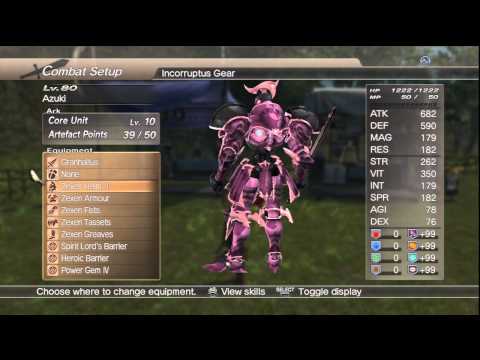 WKC 2 Avatar Knight Armor Set - Zexen GR 23 - White Knight Chronicles II