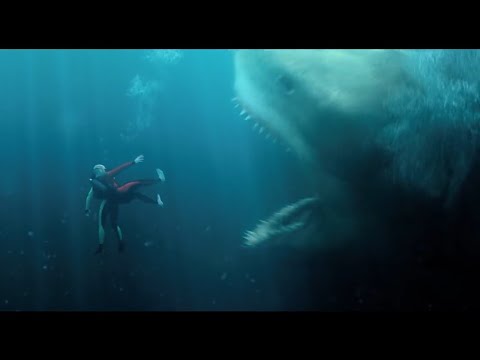 The Meg ll Killing the Megalodon Scene ll Movie Clip HD