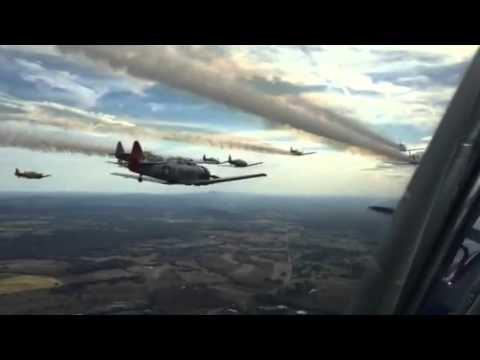 T-6 Warbirds Formation Flying