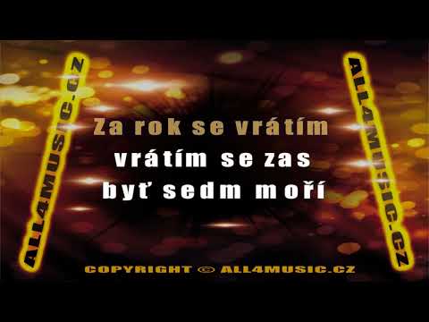 KJ0149 CHLADIL MILAN-Za rok se vrátím (Karaoke verze)