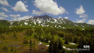 大雪山　日本百名山の空撮動画