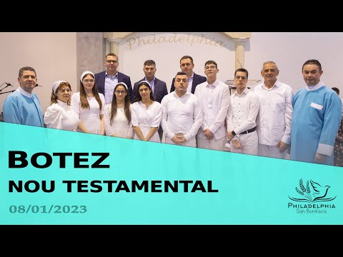 Botez Nou Testamental 08/01/2023 || Serviciu Divin