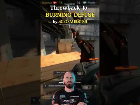 Throwback to Olofmeister BURNING DEFUSE 🤯 I #cs2 #csgo #counterstrike #cs16 #olofmeister #defuse #cs
