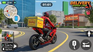 Delivery Rider Life Simulator - Mobile Gameplay 