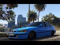 Honda Civic 97 EA Edition for GTA 5 video 2