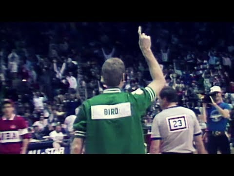 Larry Bird Wins 1988 3-Point Shootout in Warm-Up Jacket