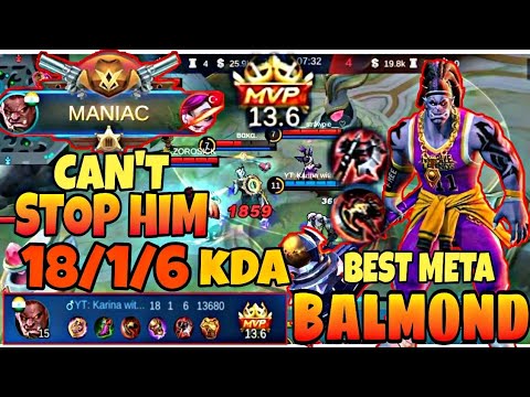 THIS BUILD MAKE HIM STRONGER THEN YOU THINK. BEST GLOBAL BUILD BALMOND - MOBILE LEGENDS