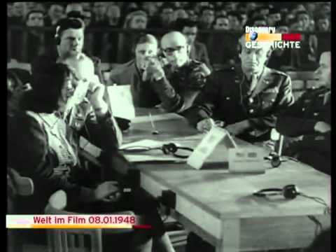 1948   Welt im Film   Nr  137 vom 8  Januar   '300 000 Opfer in Auschwitz' 55s, 640x480