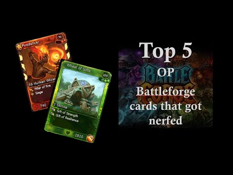 Top 5 OVERPOWERED Battleforge cards that got nerfed