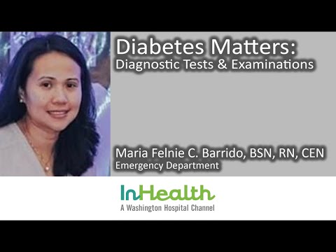 Diabetes Matters: Diagnostics Tests & Examinations