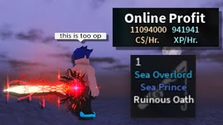 Download lagu making MILLIONS with the RUINOUS OATH rod in Fisch... mp3