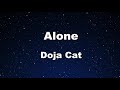 Karaoke♬ Alone - Doja Cat 【No Guide Melody】 Instrumental