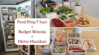 Download lagu Food Prep || Weekly Shopping Budget || 7-day Cooking Menu mp3