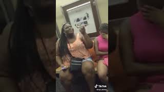 Friends singing Want Some More by Nicki Minaj in subway train