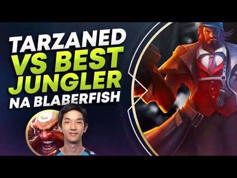 RANK 1 CARRYING VS BEST JUNGLER NA  (C9 BLABERFISH) | League of Legends