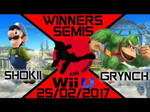 Bair Smash 10 Winners Semis- BS//Shokii (Luigi) Vs. BS//Grynch (Donkey Kong) - Smash Wii U