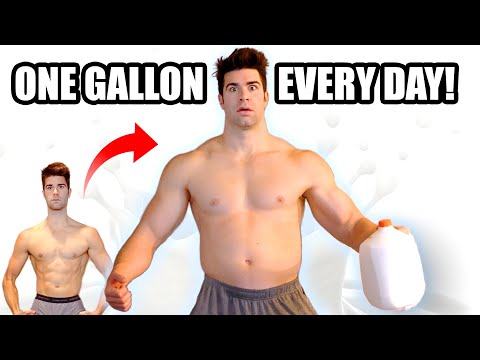 I Drank 1 GALLON of WHOLE MILK Every Day For A Week - G.O.M.A.D.
