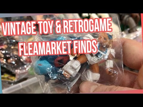 Flea Market Game & Toy Hunting! Transformers, Sega Master System, Movie posters, Battle Beasts