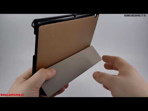 Leather flip gold Huawei Mediapad T3 10 dėklas-case-чехол