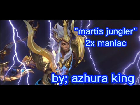 ginamit ko si martis sa rank game as jungler 2x maniac (aggressive gameplay)