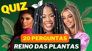 Desafie seus conhecimentos sobre o Reino das Plantas: 20 perguntas e respostas em um Quiz @DRAGBOX