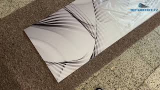 Kuchyňský panel ABS plast Illusion of shape 3000x600mm 1,5mm