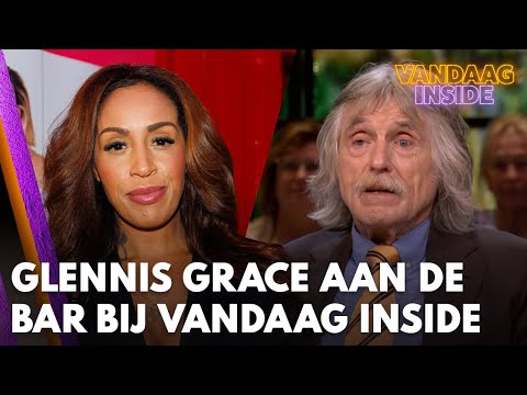 Johan onthult: Glennis Grace vrijdagavond aan de bar bij Vandaag Inside | VANDAAG INSIDE
