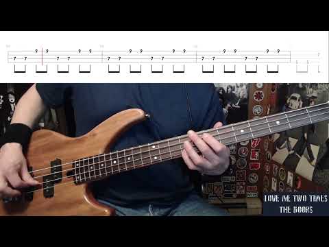 Love Me Two Times by The Doors - Bass Cover with Tabs Play-Along