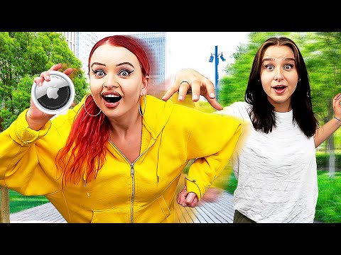 AIRTAG FANGEN in meiner Stadt ! 😳🥵 500€ für den Gewinner ! - Celina