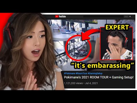 Expert Roasts Pokimane Stream Setup