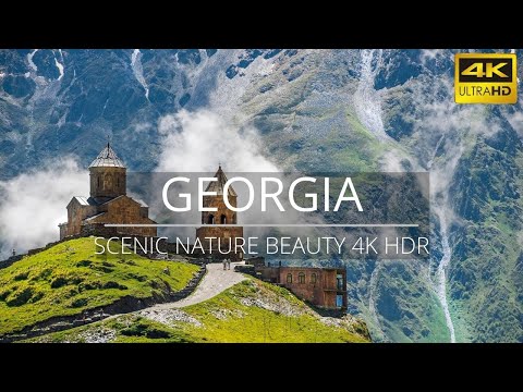 GEORGIA 4K Ultra HD HDR - Scenic Relaxation film with calming music | Stuning Nature Scenery