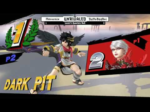 Unrivaled 4 WiiU - Duffo (Bayo) vs KuroKagami (Bayonetta) - Losers Semis
