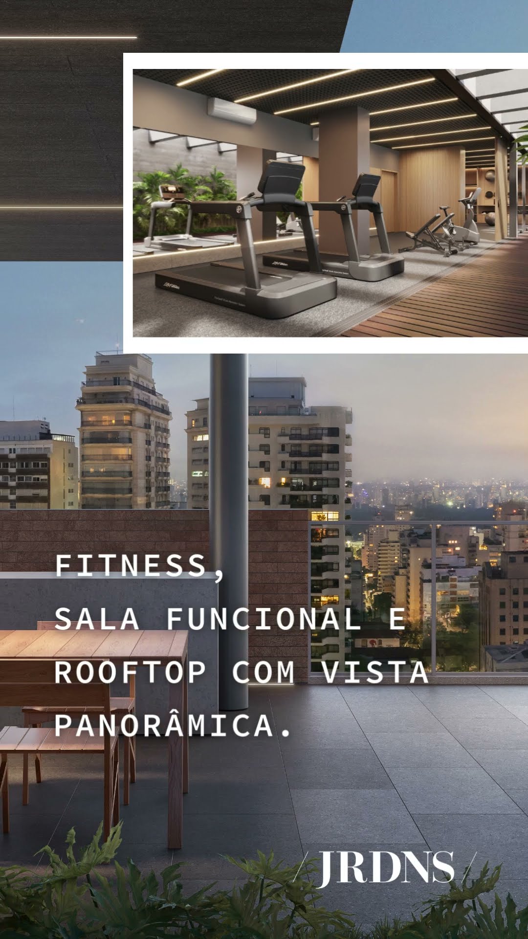 Edifício Jardins Rooftop com Vista Panorâmica, Área Fitness e Sala Funcional