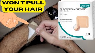 Foam Dressing 4"x4" First Aid Bandage Won't Pull Your Hair