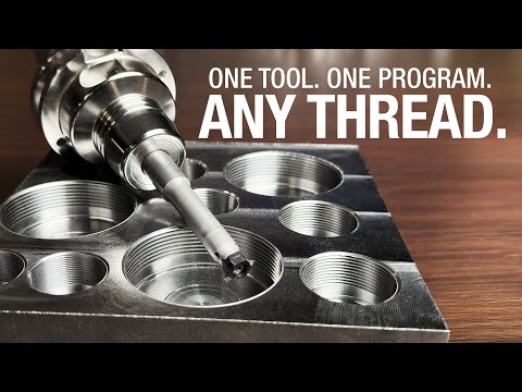 The LAST time you will ever have to program a thread! | Thread milling macro