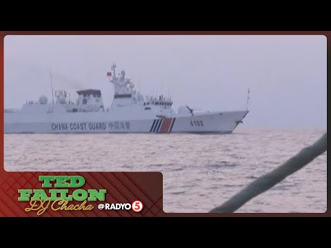 Chinese vessel, namataang nakabuntot sa civilian mission sa West PH Sea #TedFailonandDJChaCha