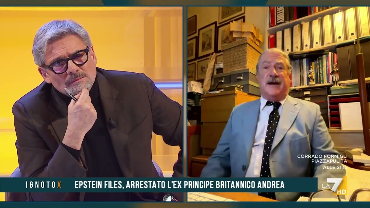 Arrestato l'ex principe Andrea, Pino Rinaldi all'analista politico britannico: "Traballa pure ...