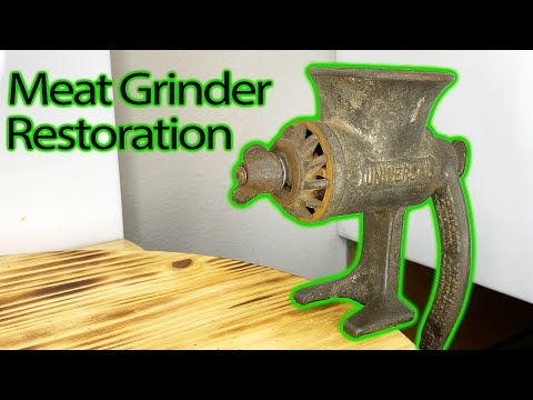 Antique Meat Grinder Restoration - Late 1800s