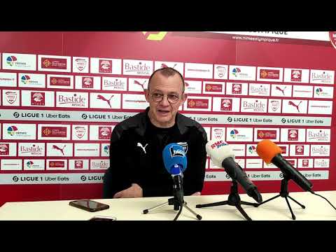 Pascal Plancque avant Nîmes - Lorient