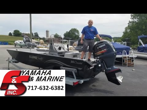 New 2020 Alumacraft 20 Bay Coastal, 20' Center Console fishing boat @ F & S Yamaha and Marine