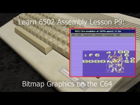 Bitmap Functions on the C64 - Learn 6502 Assembly Lesson P9