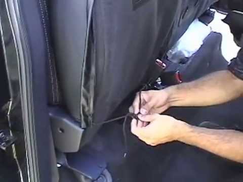 How to install the Clazzio car seat cover