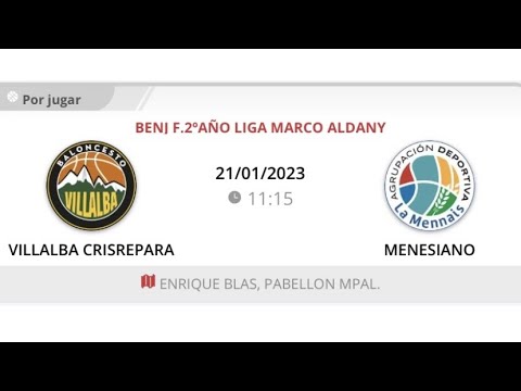 Benjamín fem 13 VILLALBA CRISREPARA - MENESIANO